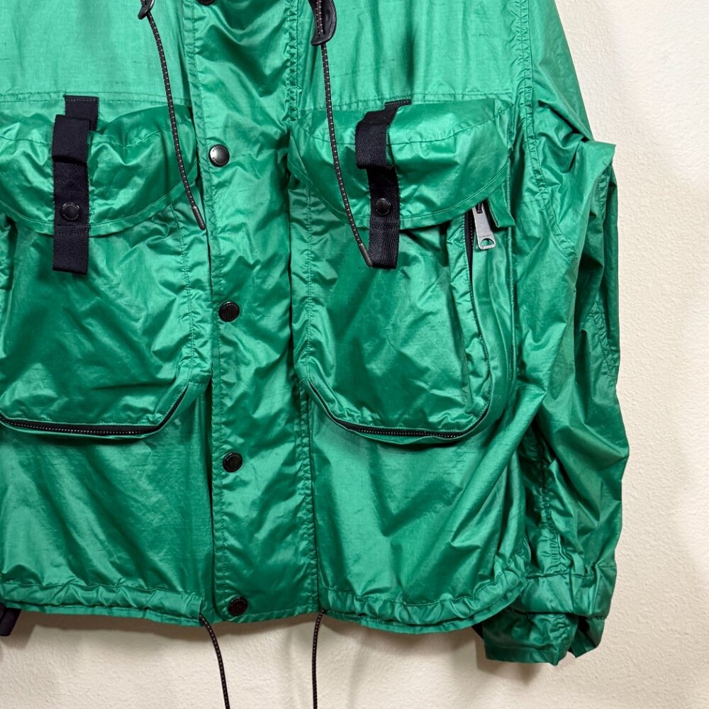 Burberry Jacket Nylon Brit "Maidleigh" parka Packaway Hood Showerproof coat 50XL - Picture 4 of 13